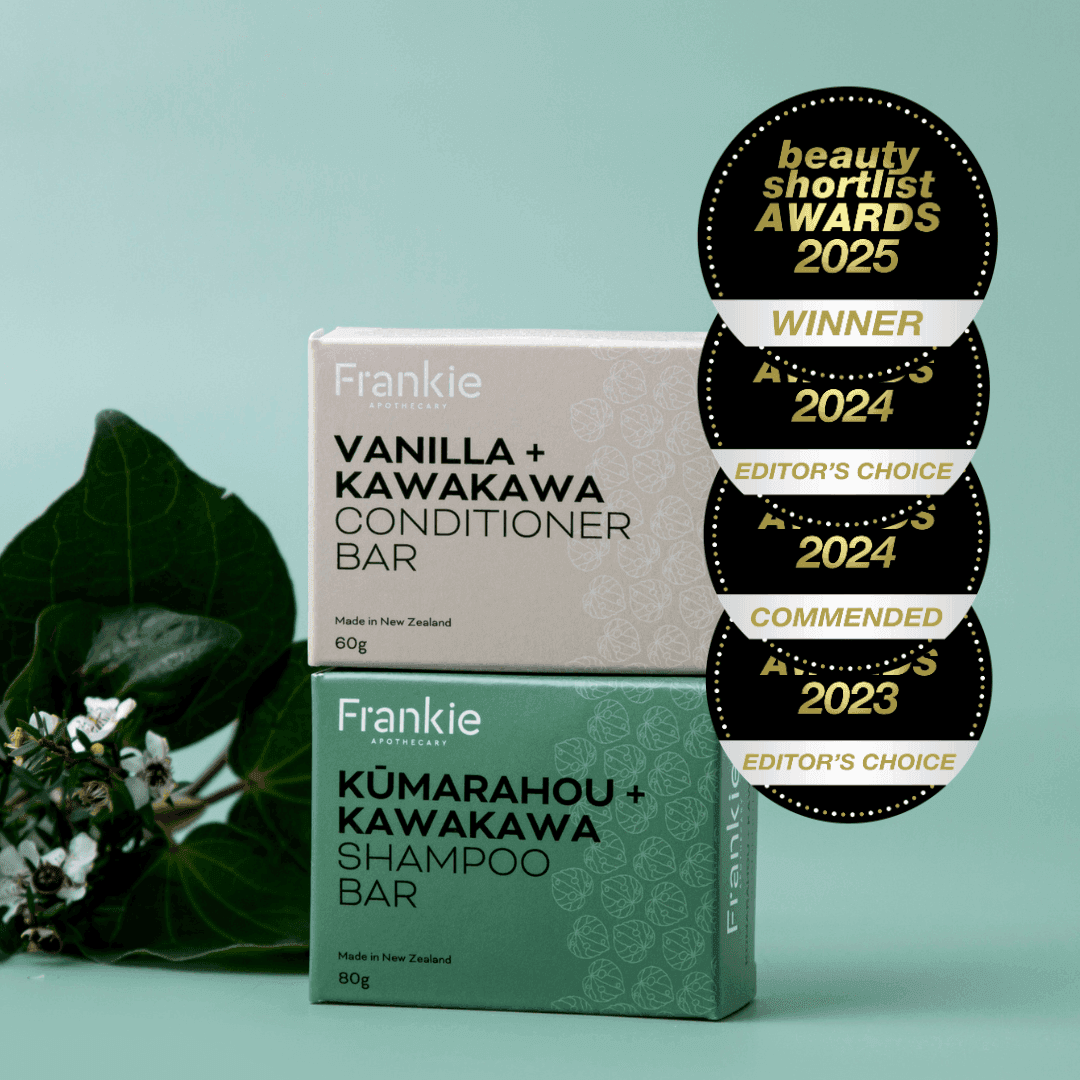 Frankie Apothecary Kawakawa Haircare Bar Duos